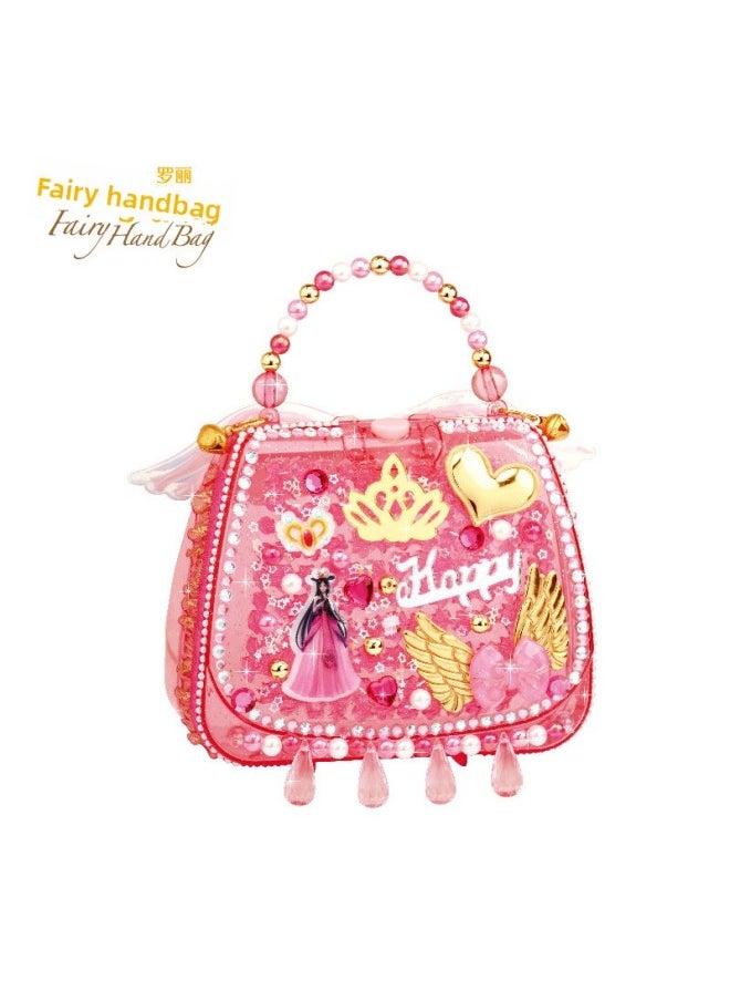 Ye Luoli Love Handbag Ice Princess Satchel Backpack Girls Creative Handmade Toys-Color:Fairy Handbag-Lori