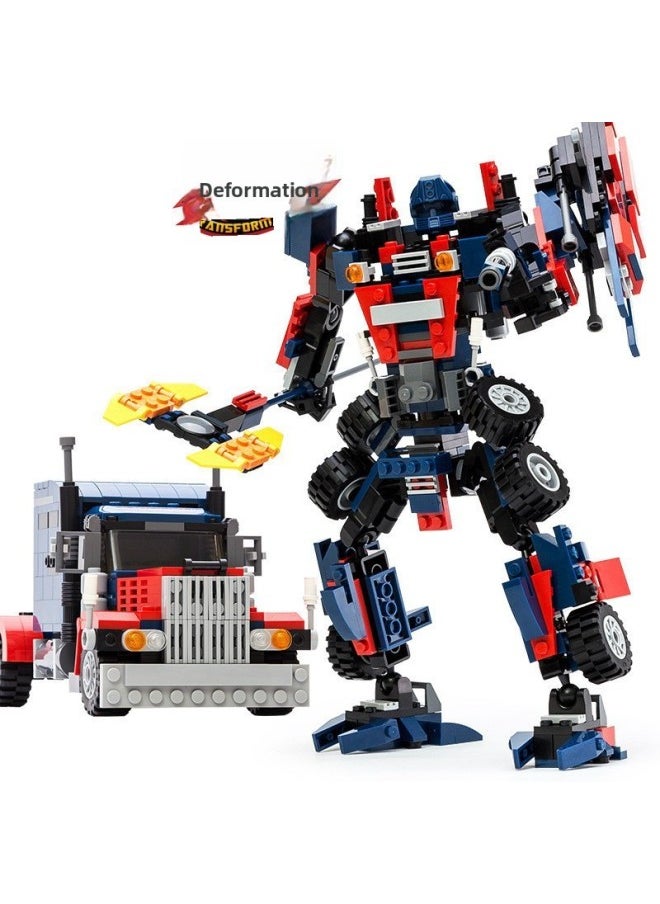 Goody Building Blocks Assembled Morphing Robot Wasp Dinosaur King Kong 8712 Children's Day Gift Boy Toys Free Shipping-Color:8711 Wasp