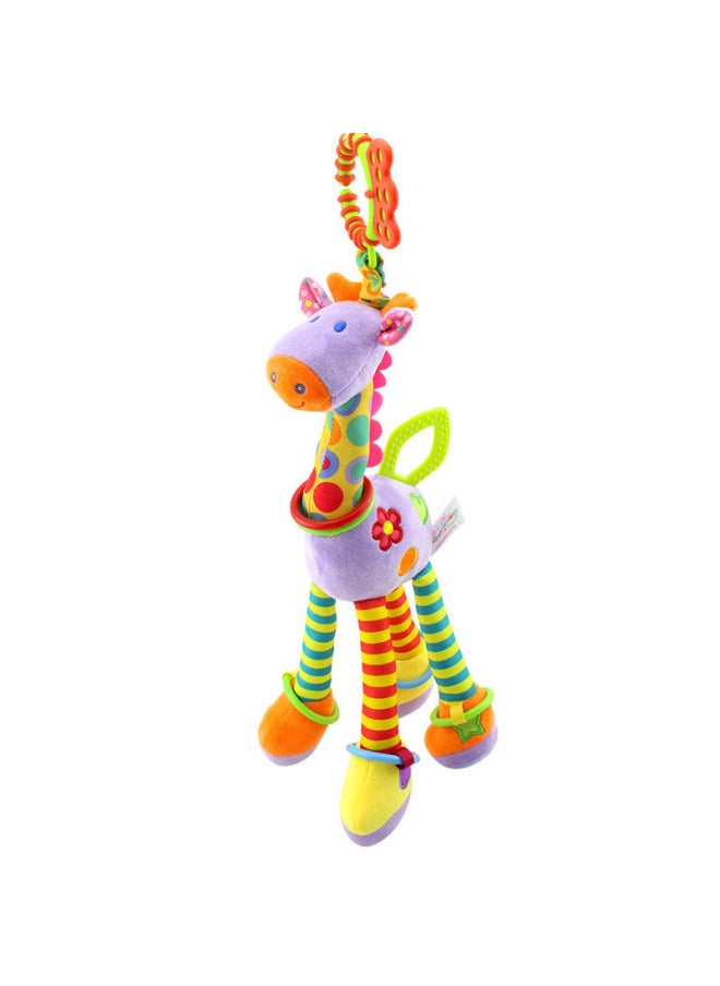 Unicorn Baby Stroller Toy Pendant Bed Bell Bell Safety Seat 1 Year Old Baby Car Giraffe Car Hanger-Color:Giraffe Car Hanger [purple]
