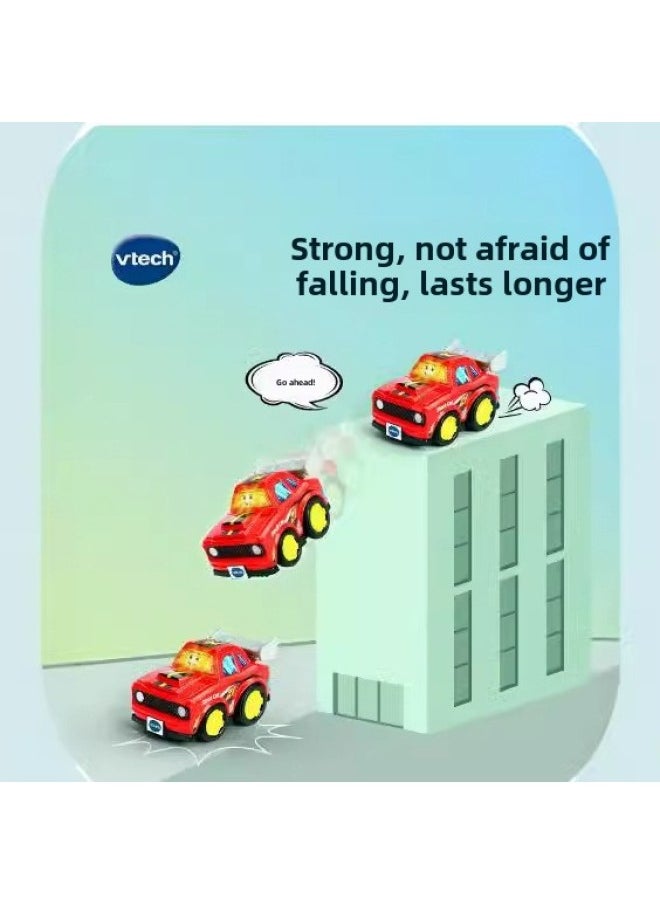 Vtech/weiyida 23 Track Car Police Car Fire Truck Aircraft Crossing Children's Toy Boy-Color:80- 565418 Ambulance