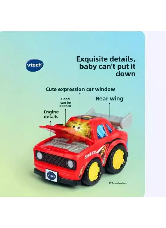 Vtech/weiyida 23 Track Car Police Car Fire Truck Aircraft Crossing Children's Toy Boy-Color:80- 565418 Ambulance