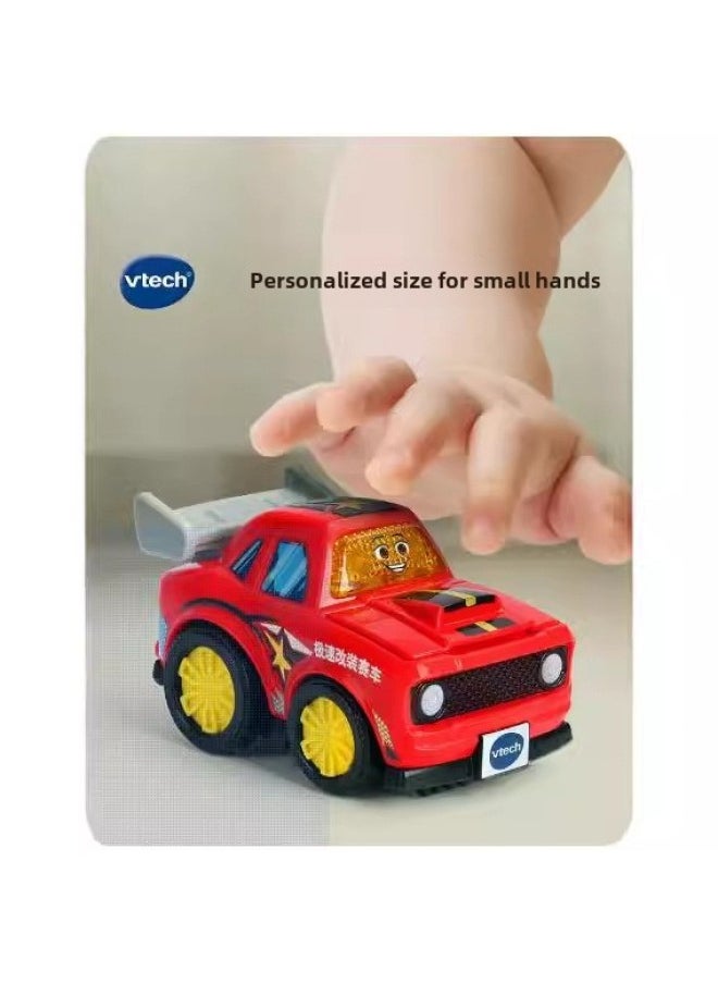 Vtech/weiyida 23 Track Car Police Car Fire Truck Aircraft Crossing Children's Toy Boy-Color:80- 565418 Ambulance
