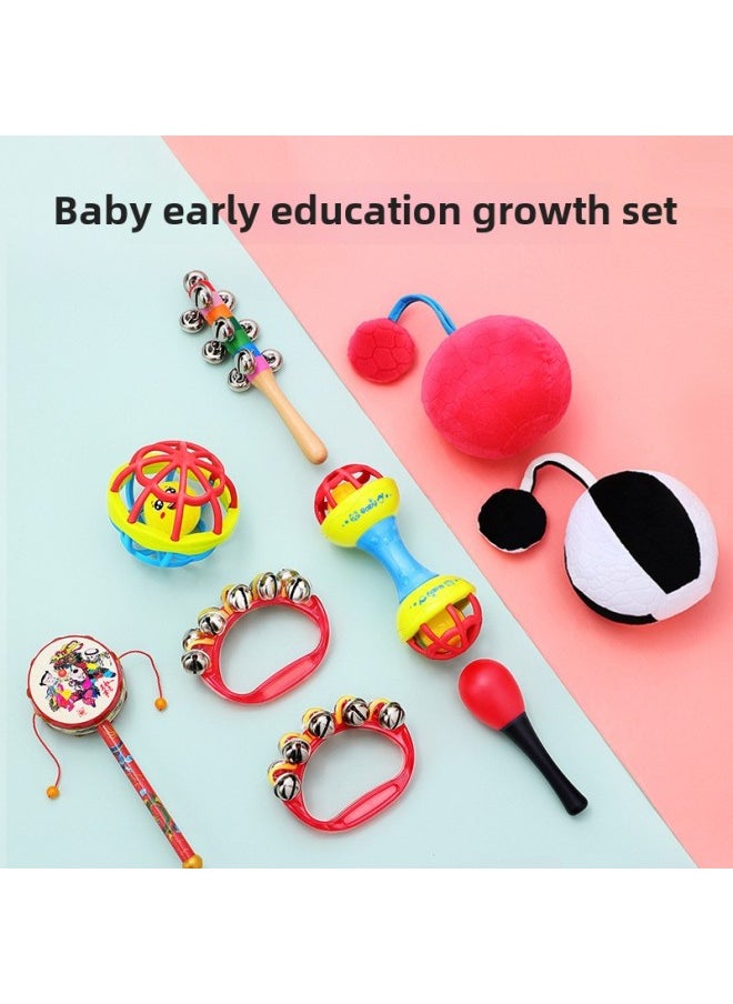 Newborn Children's Early Education Toys Baby Chasing And Grasping Training 2 Months Baby Chasing Listening Hearing Vision Red Ball 0-3-Specifications:[Promotion] Full Set Of 7 Sets Of Training (0-12 Months) 80% Mom Choose