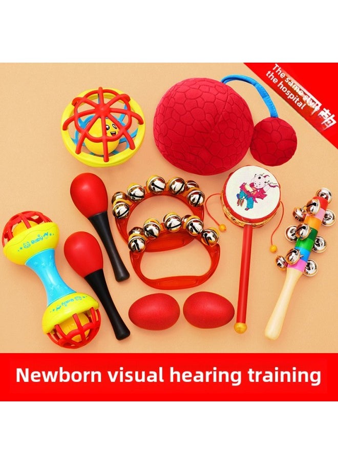 Newborn Children's Early Education Toys Baby Chasing And Grasping Training 2 Months Baby Chasing Listening Hearing Vision Red Ball 0-3-Specifications:[Promotion] Full Set Of 7 Sets Of Training (0-12 Months) 80% Mom Choose
