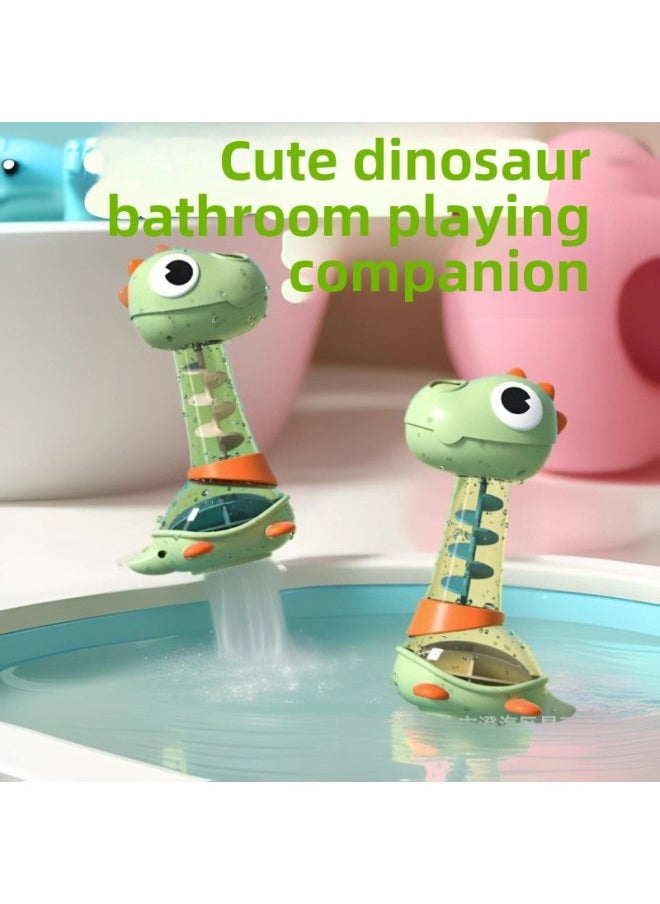 Children's Water Toys Water Spray Dinosaur Turning Music Rotating Shower Children's Bath Toys Wholesale-Specifications:Dinosaur Zhuanzhuanle