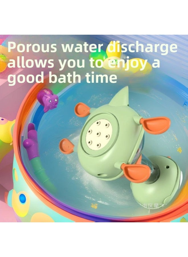 Children's Water Toys Water Spray Dinosaur Turning Music Rotating Shower Children's Bath Toys Wholesale-Specifications:Dinosaur Zhuanzhuanle