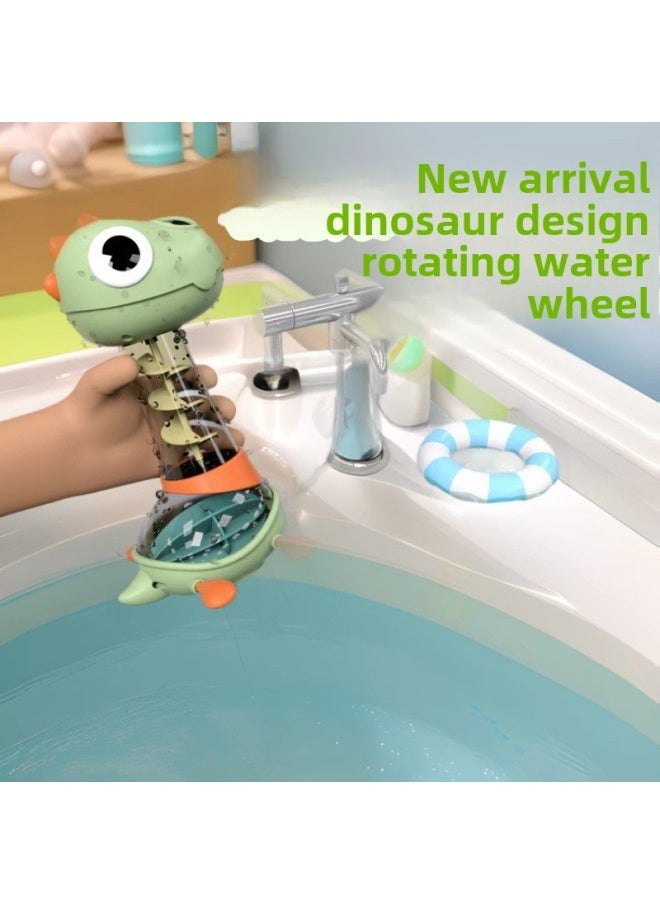 Children's Water Toys Water Spray Dinosaur Turning Music Rotating Shower Children's Bath Toys Wholesale-Specifications:Dinosaur Zhuanzhuanle