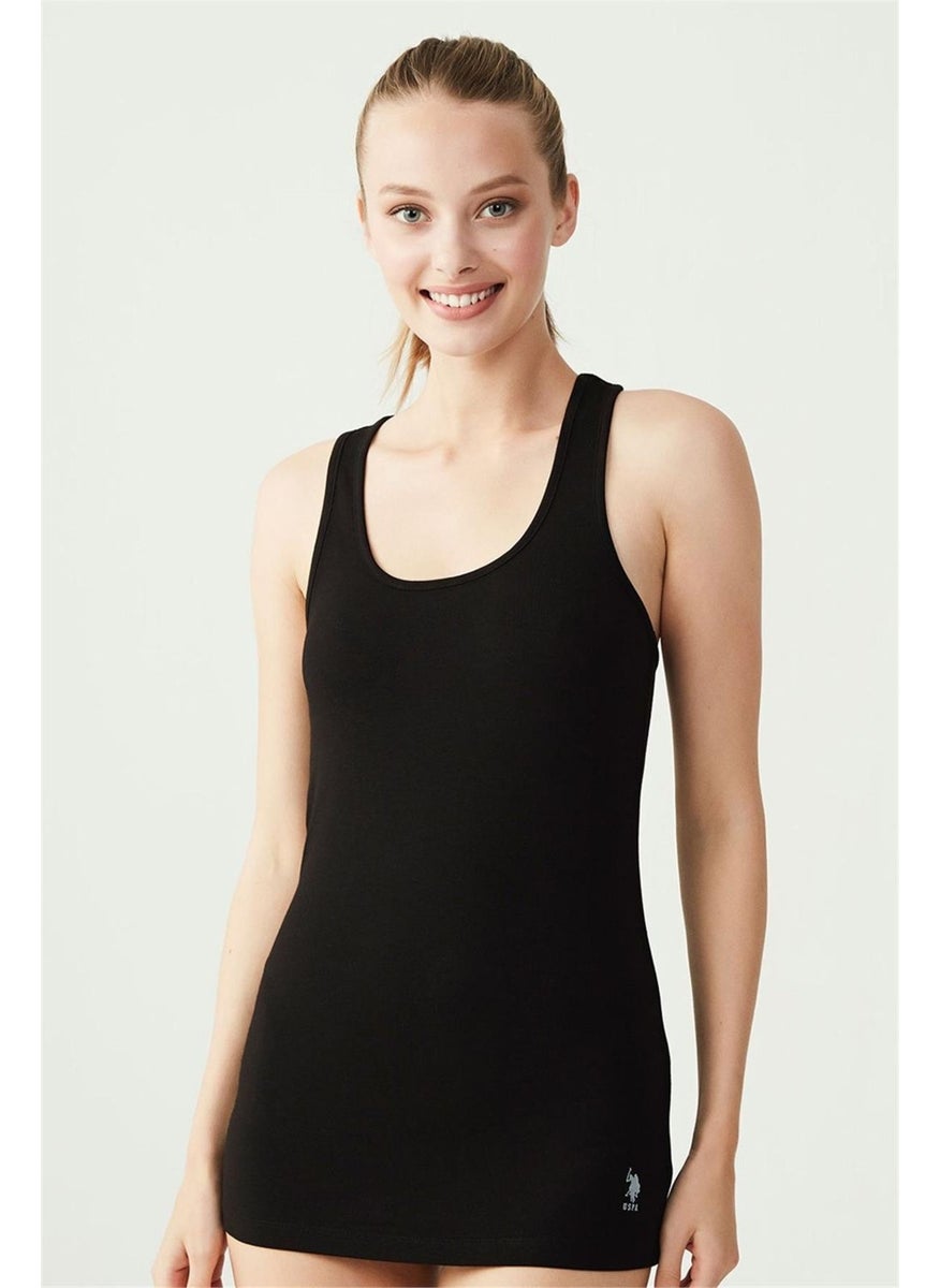 66001 Women's Modal Athlete Undershirt-Black