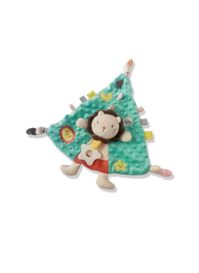 Baby Toy 0-1 Years Old Ammolation Towel Baby Sleeping Doll Entrance Comfort Doll Baby Toy Rattle-Colour:Triangle Scarf Rabbit