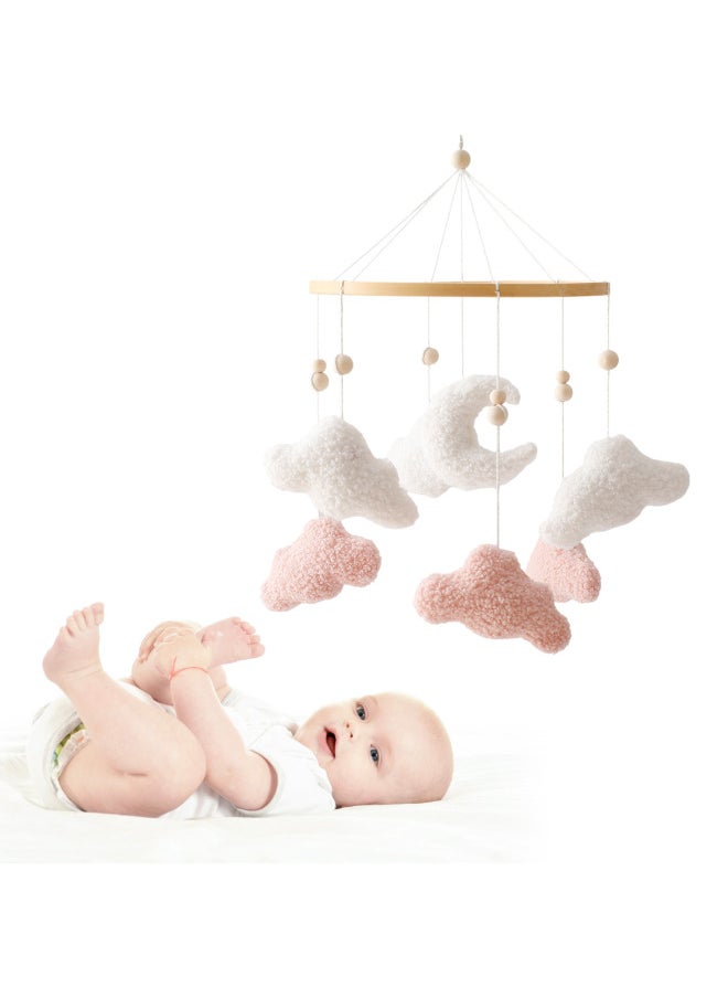 Hot Children's Bed Bell Hanging Ornaments Baby Crib Stroller Coax Sleep Soothing Rattle Bed Bell Toy-Colour:Forest Animal Bed Bell