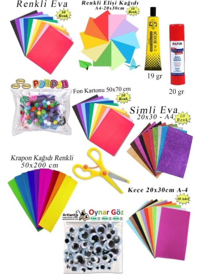 Kindergarten Activity Set 11 Pieces 1 Pack Preschool Development Set
