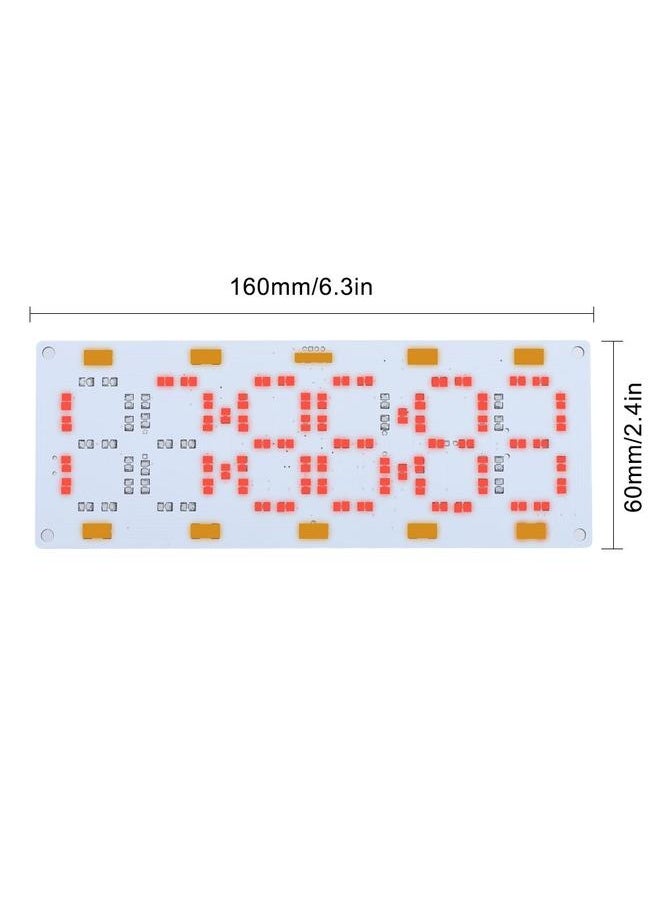 DIY Kit Electronic LED Clock Desk Alarm Clock Time Temperature Date (Red Light)