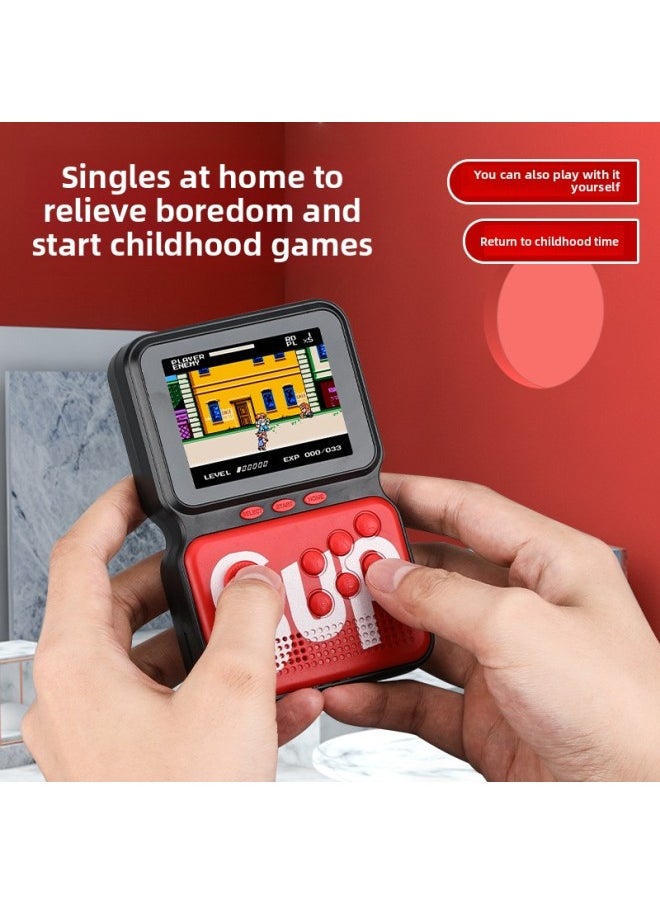 Handheld M3 Retro 80 Arcade Overlord Boy PS1 Handheld 16-bit Classic Retro GBA Arcade Game Machine-Product Color:Red-Model:4G