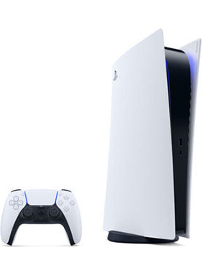 PlayStation 5 Digital Edition Console + White Dualsense Wireless Controller