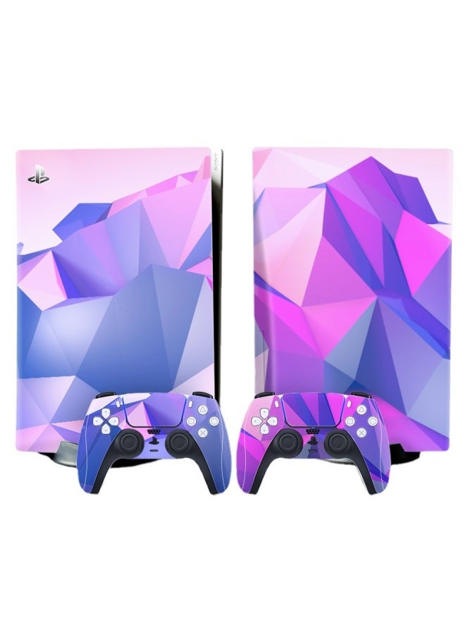 For Sony Ps5 Game Console Sticker Protective Film Cartoon Ps5 Sticker Ps5 Optical Drive Version Sticker Ps5 Sticker-Color:PS5 Digital Version Shot Here