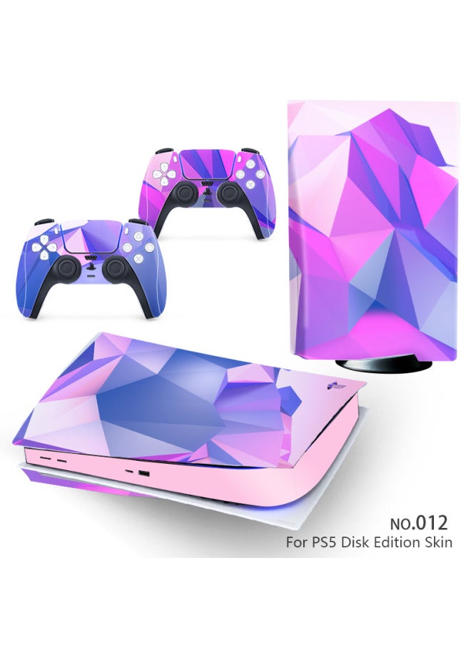 For Sony Ps5 Game Console Sticker Protective Film Cartoon Ps5 Sticker Ps5 Optical Drive Version Sticker Ps5 Sticker-Color:PS5 Digital Version Shot Here