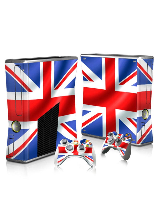 XBOX360 Slim Sticker 360 Thin Machine Cartoon Film Handle Sticker Protective Film Flag Camouflage Sticker-Color:TN-XBOX360 SLIM-0050