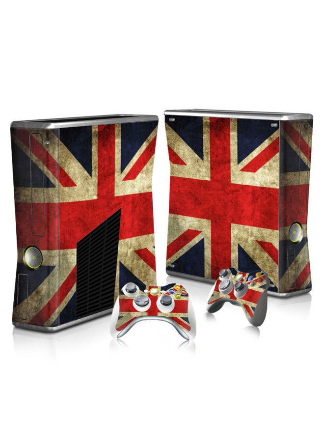 XBOX360 Slim Sticker 360 Thin Machine Cartoon Film Handle Sticker Protective Film Flag Camouflage Sticker-Color:TN-XBOX360 SLIM-0050