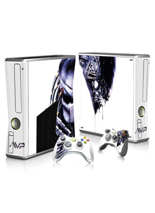 XBOX360 Slim Sticker 360 Thin Machine Cartoon Film Handle Sticker Protective Film Flag Camouflage Sticker-Color:TN-XBOX360 SLIM-0050