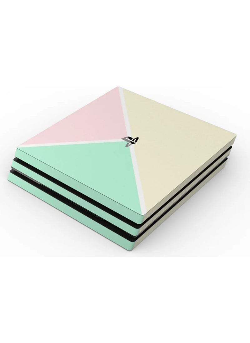 Modern Minimal Colors Playstation 4 Pro Sticker Skins