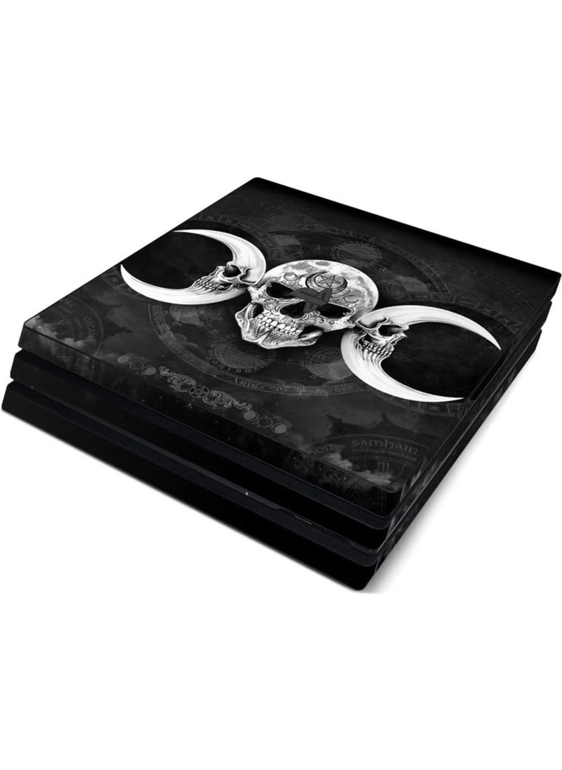 Dark Goddess Playstation 4 Pro Sticker Covering