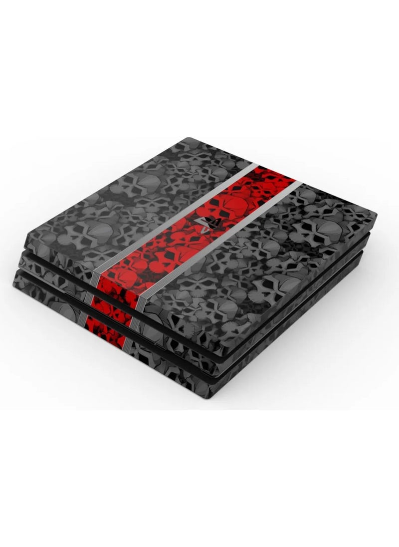 Skulls Playstation 4 Pro Full Sticker Covering