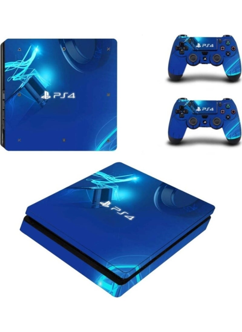 Kt Decoration Playstation 4 Logo Slim Case Sticker Coating