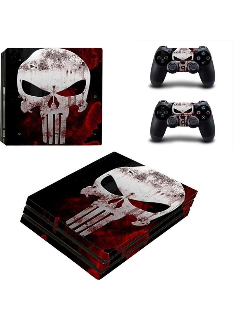 Punisher Playstation 4 Pro Full Sticker Covering