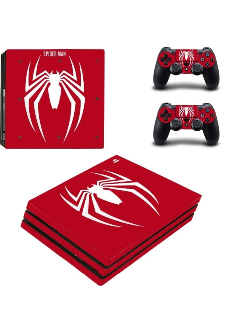 Spiderman Playstation 4 Pro Full Sticker Skins