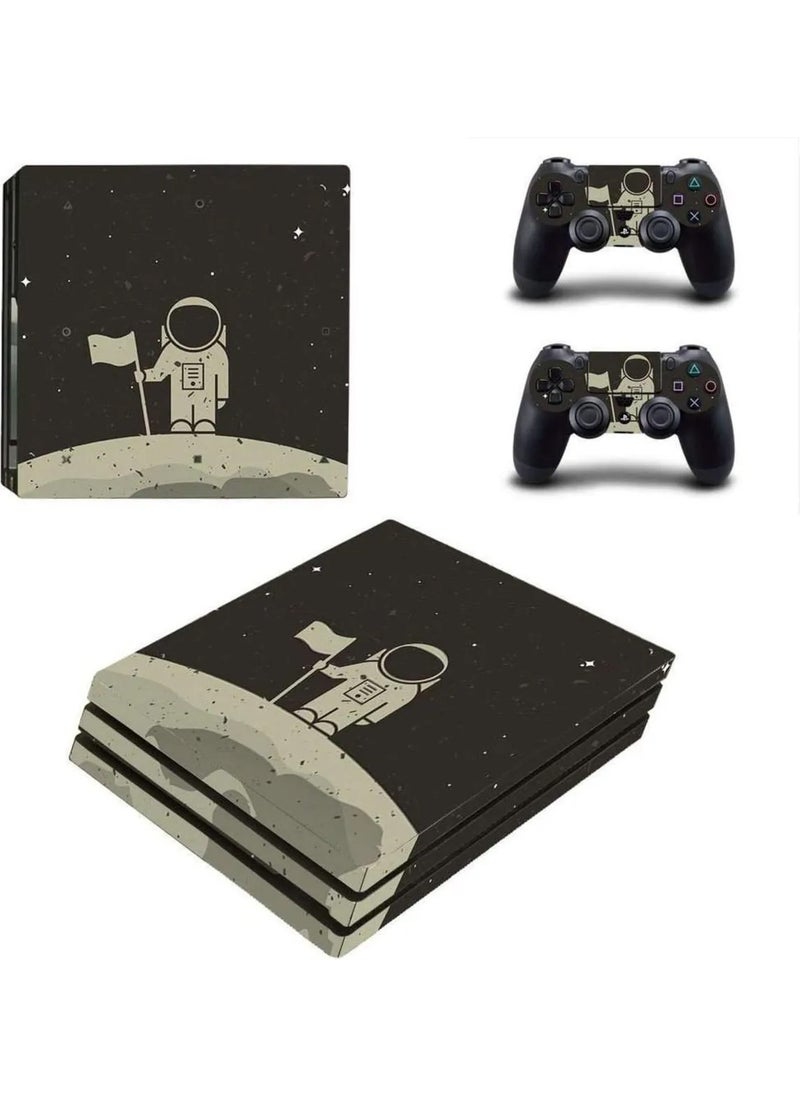 Astronaut Playstation 4 Pro Full Sticker Covering