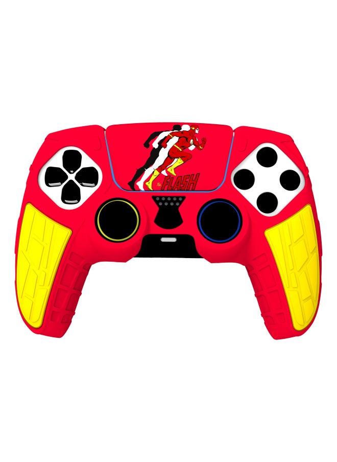 PS5 Silicone Case PS5 Game Theme Handle Silicone Protective Case PS5 Handle Protective Case PS5 Accessories Case-Product Color:Lightning Man