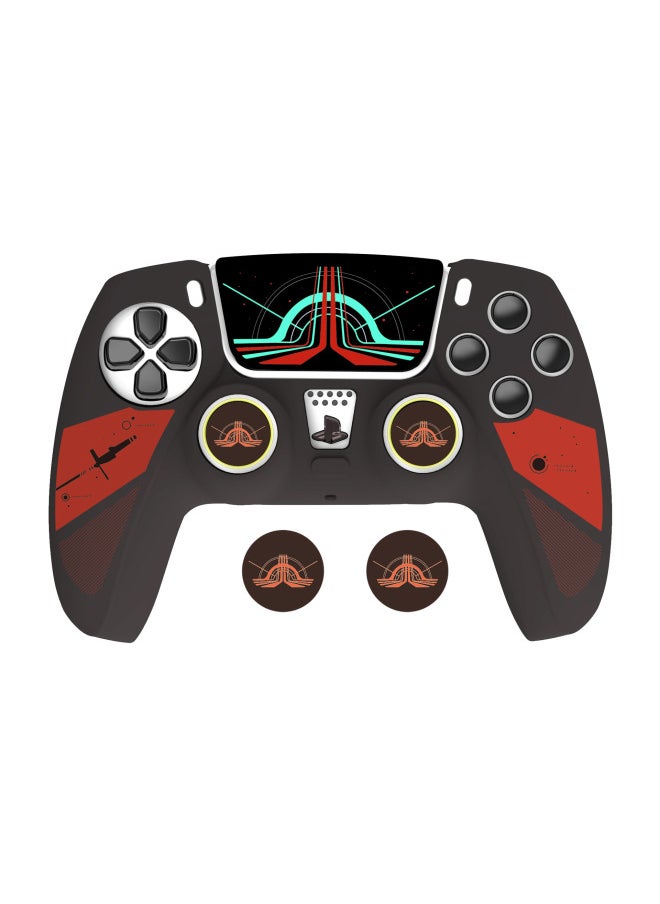 PS5 Silicone Case PS5 Game Theme Handle Silicone Protective Case PS5 Handle Protective Case PS5 Accessories Case-Product Color:Lightning Man