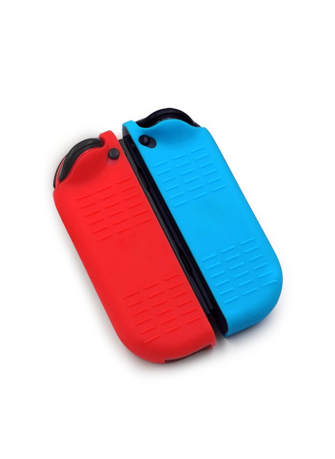 Nintendo Switch Joycon Silicone Case Switch Handle Protective Case Switch Silicone Case-Product Color:Purple + Bright Yellow GNS-253-012