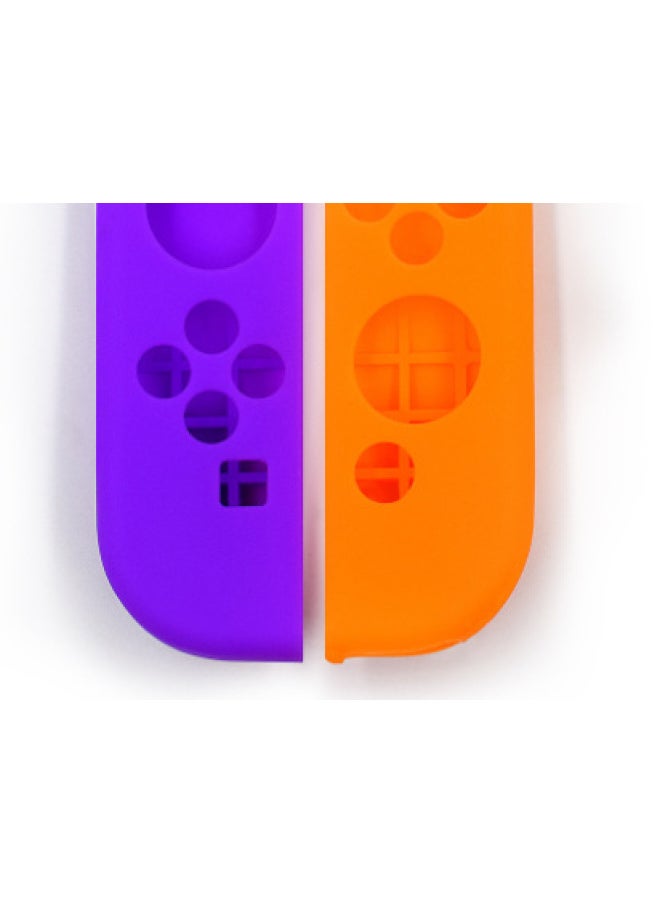 Nintendo Switch Joycon Silicone Case Switch Handle Protective Case Switch Silicone Case-Product Color:Purple + Orange GNS-253-020