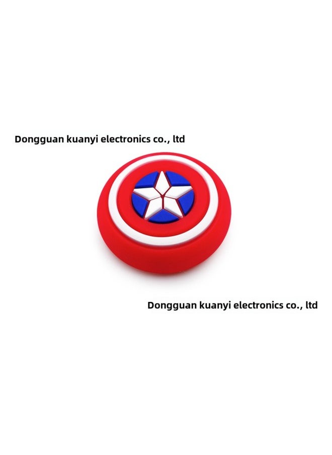 Silicone Cap For Ps4/ps5 Game Controller 3d Joystick Button Cap Xbox Gamepad Silicone Cover-Product Color:Captain America