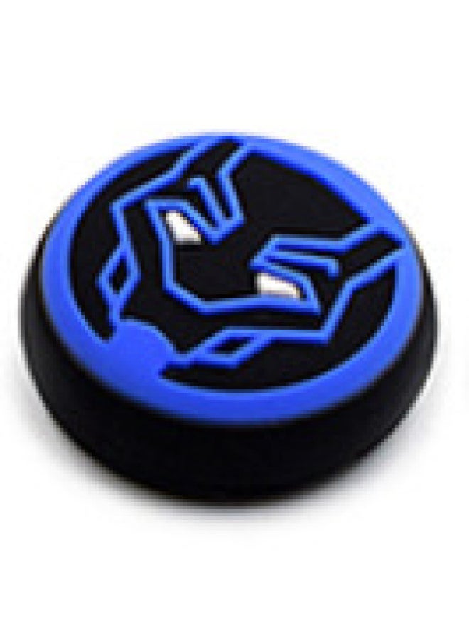 Skin-friendly Hand Feeling PS4/PS5 Handle Rocker Cap PS5 Silicone Cap PS5 Cartoon Button Cap Silicone Protective Cap-Product Color:GP4-1-002 Blue Leopard