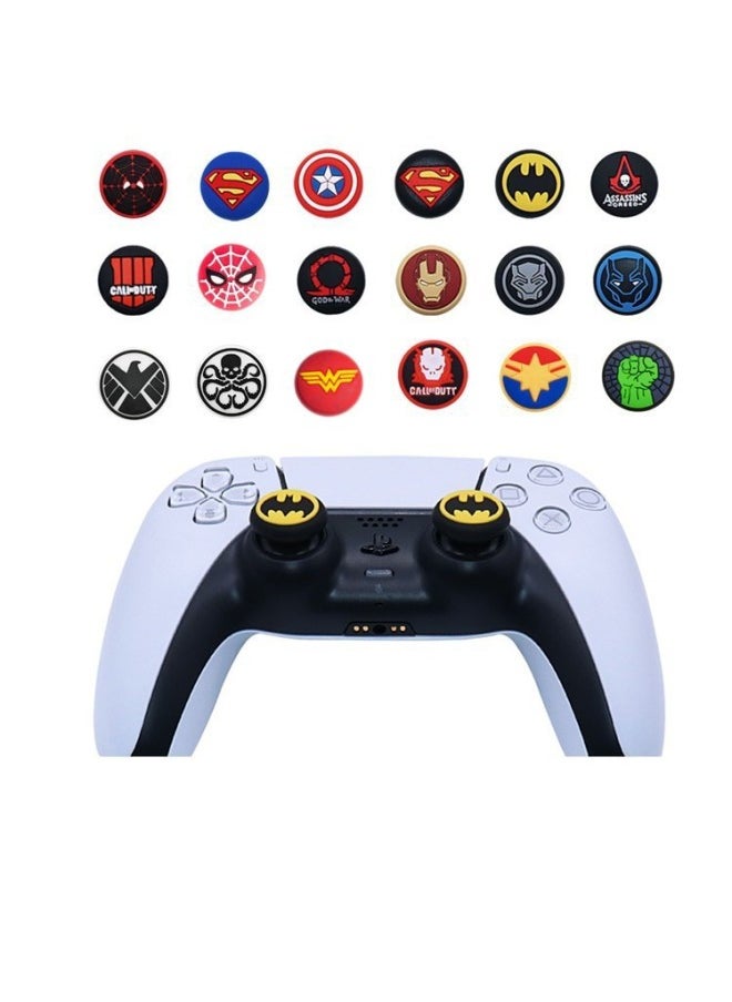 Silicone Joystick Cap For Ps5 Ps4 Xbox Switch Pro Game Controller Universal Handle Key Digital Computer Accessories-Product Color:16
