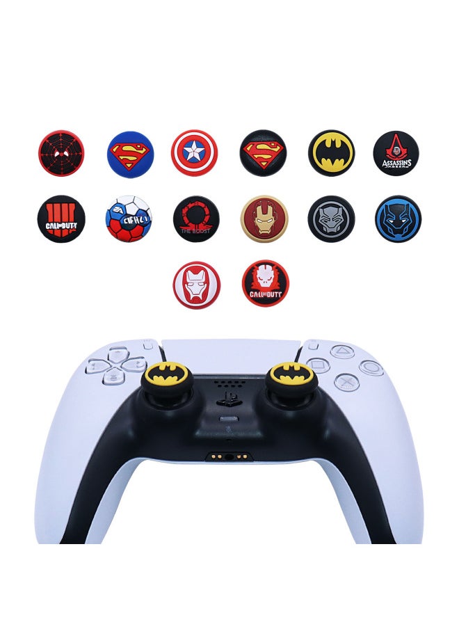 Silicone Joystick Cap For Ps5 Ps4 Xbox Switch Pro Game Controller Universal Handle Key Digital Computer Accessories-Product Color:16