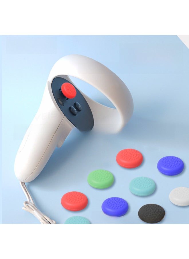 Oculus Quest 2/quest 2 Handle Rocker Cap VR Accessories Silicone Shell Silicone Anti-slip Pico-Product Color:VR2 Black White Claw (1 Rocker Cap Price)