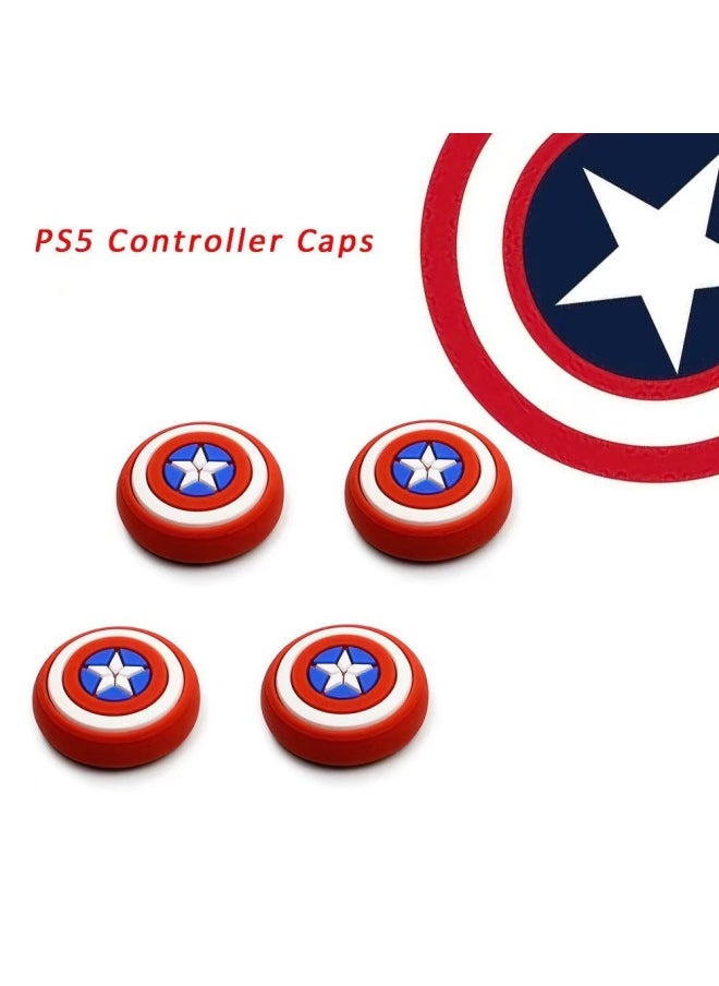 PS4 Rocker Cap PS5 Rocker Cap Switch Pro Hand Gamepad Rocker Button Cap 3D Silicone Protection Cap-Product Color:Blue Leopard