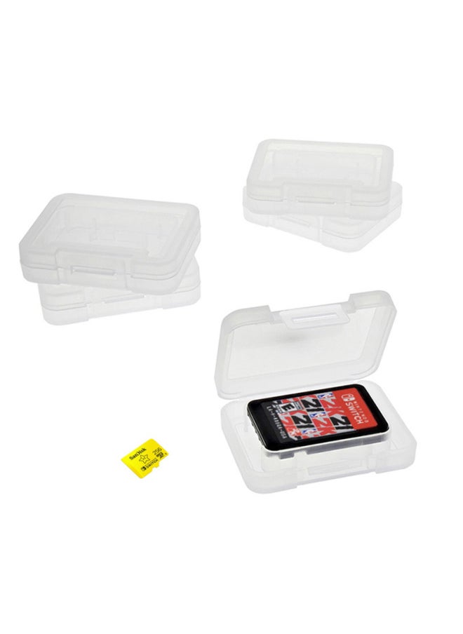 Universal Game Card Single Card Storage Box For Nintendo Switch Lite Oled Memory Organizer Digital Computer Accessories-Product Color:clear