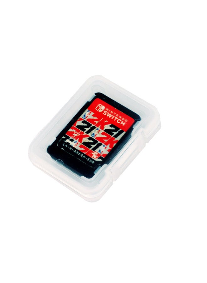 Universal Game Card Single Card Storage Box For Nintendo Switch Lite Oled Memory Organizer Digital Computer Accessories-Product Color:clear