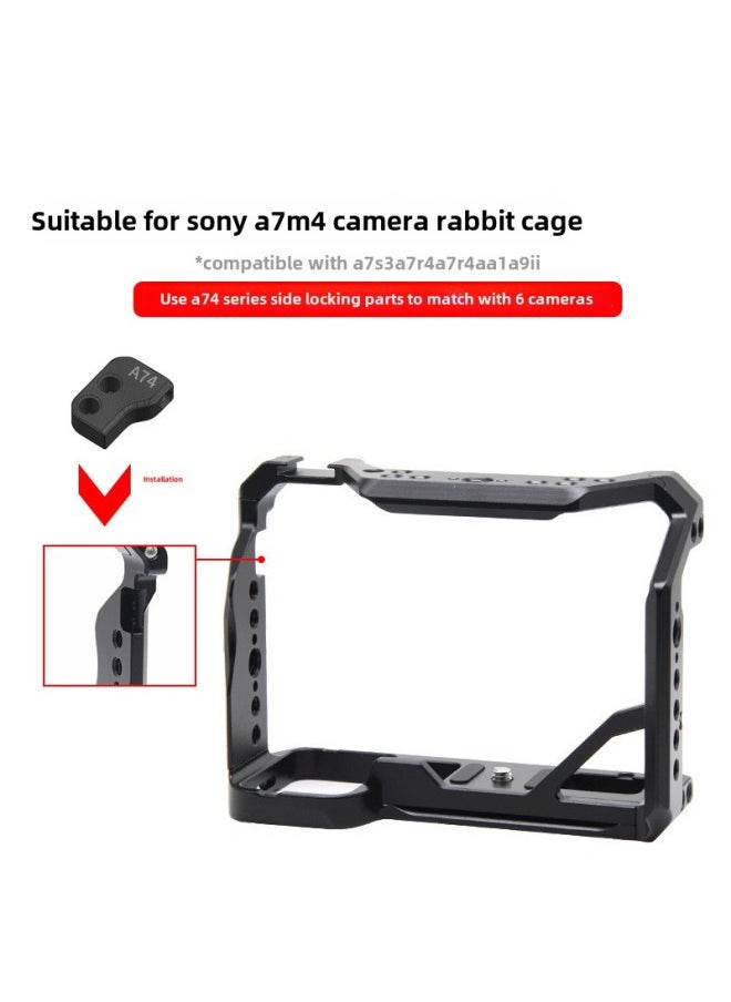 Suitable For A7M4 Camera Rabbit Cage A7R5 Micro Single Live Photography Vertical Tripod A7M3 Accessories-Color:A7m4 Series Model