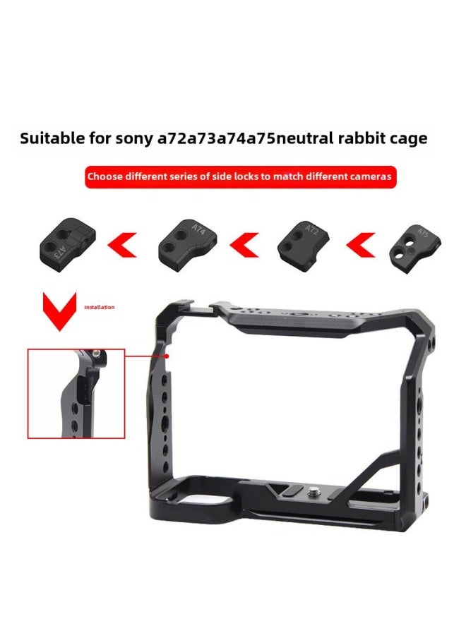 Suitable For A7M4 Camera Rabbit Cage A7R5 Micro Single Live Photography Vertical Tripod A7M3 Accessories-Color:A7m4 Series Model
