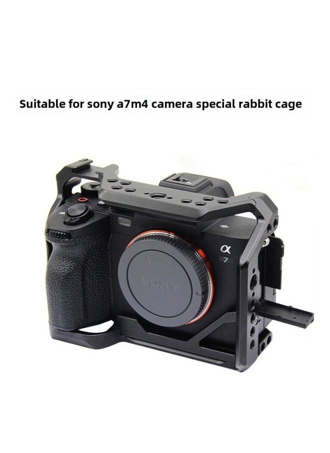 Suitable For A7M4 Camera Rabbit Cage A7R5 Micro Single Live Photography Vertical Tripod A7M3 Accessories-Color:A7m4 Series Model
