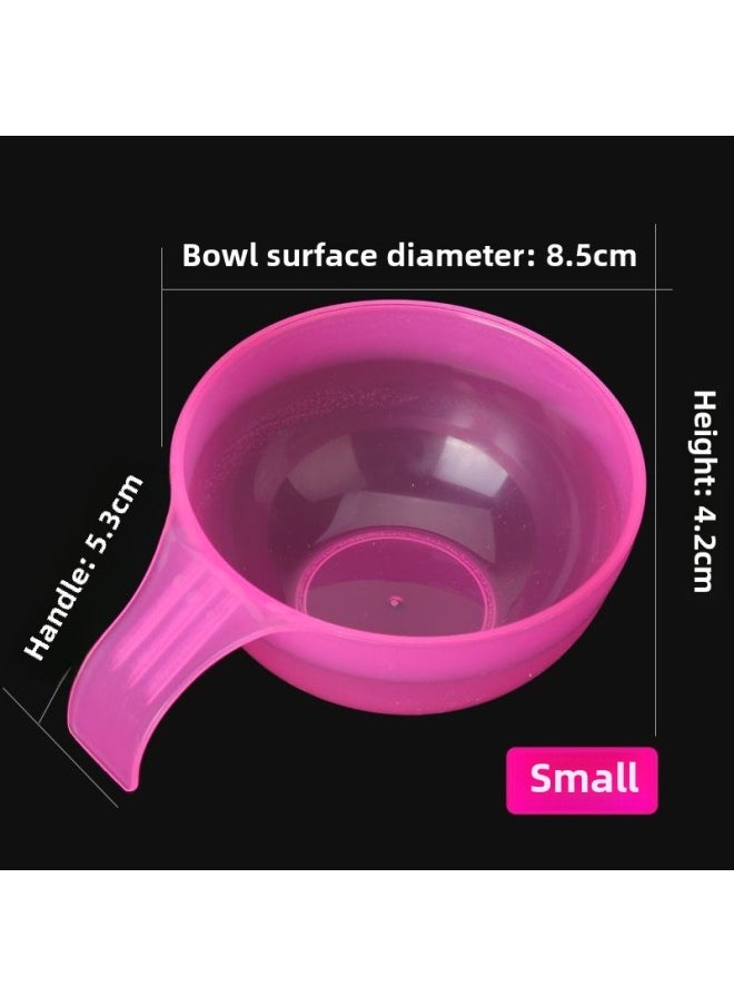 Mask Bowl With Handle Film Bowl Thickened Makeup Bowl Beauty Salon Tools DIY Mask Bowl Mask Tools-Color:Medium Bowl