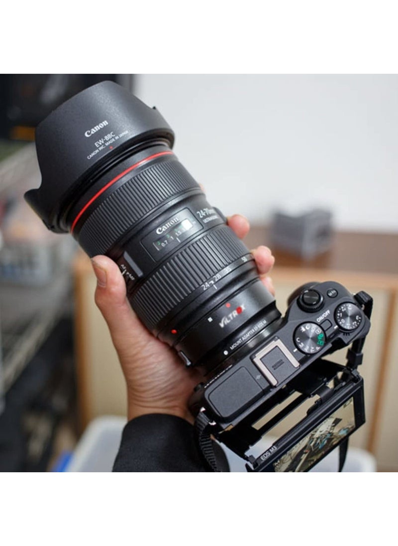 Ef-Eos M Adapter (For Canon Ef - Canon Ef-Es Mount Body Lenses)