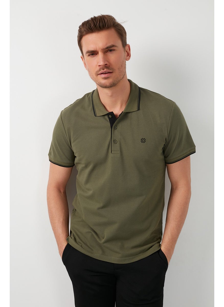 100% Cotton Buttoned Polo T Shirt Men's POLO 5902118