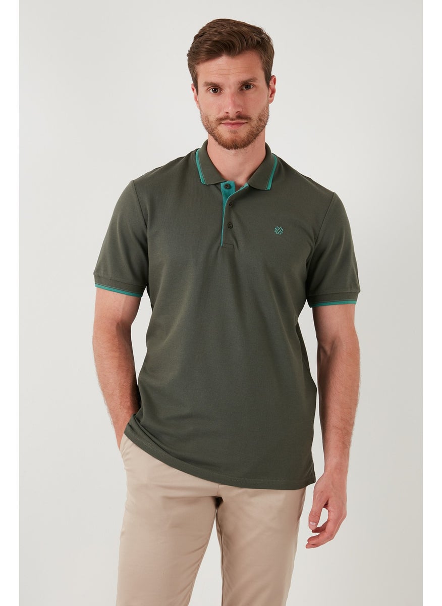100% Cotton Buttoned Polo T Shirt Men's POLO 5902118
