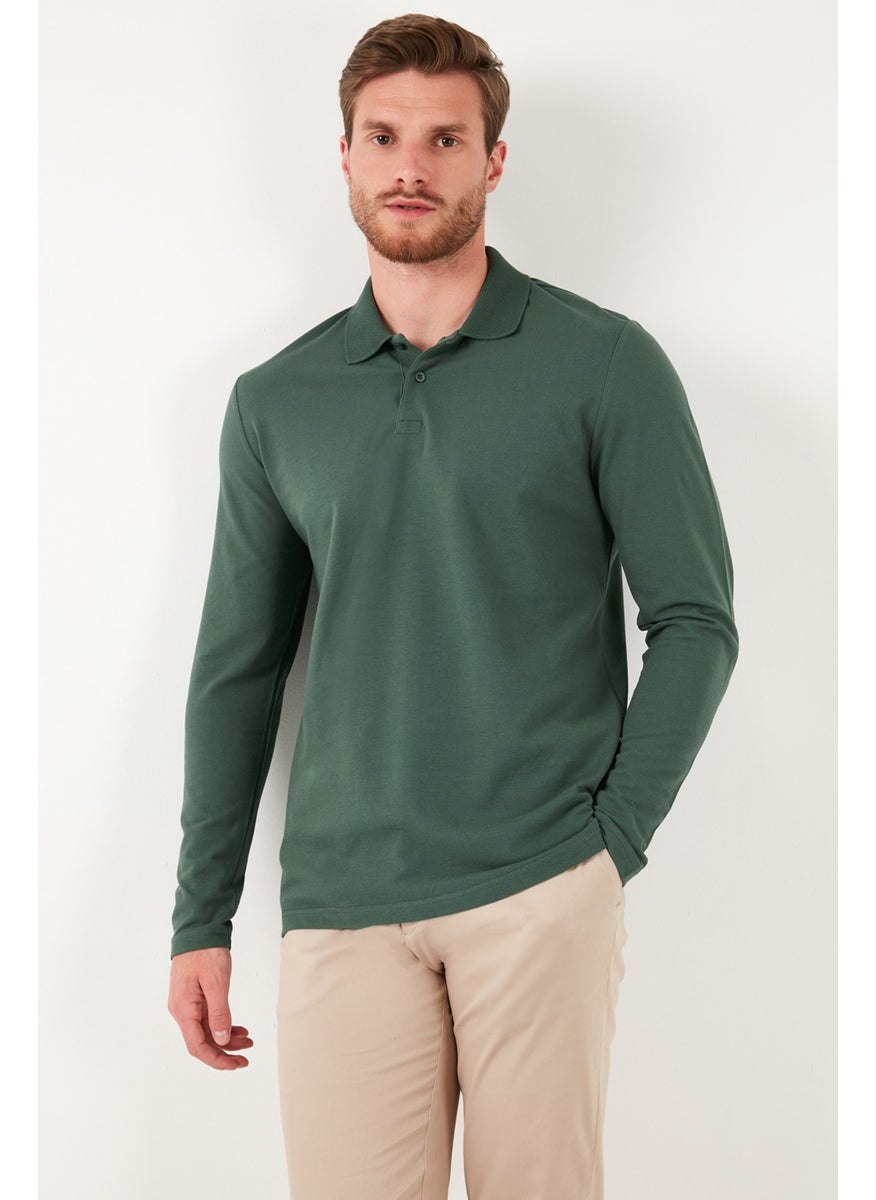 100% Cotton Slim Fit Polo Neck Sweat Men's Sweat 5905707